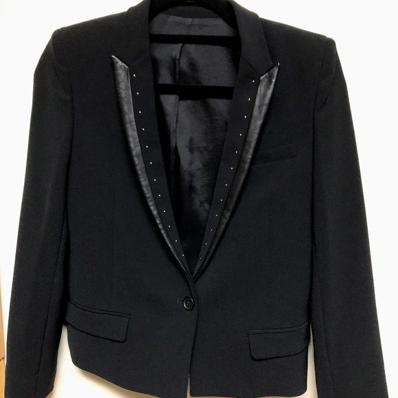 The Kooples Women's Blazer (New) — Leather Accents - Picture 1 of 4